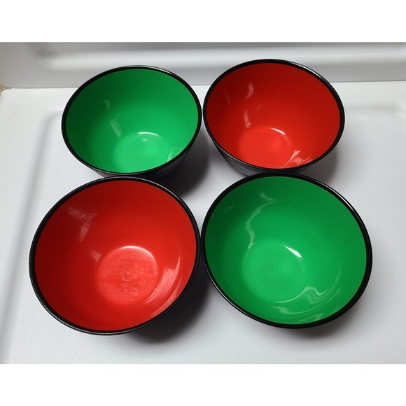 4 VTG MCM Sweden SAN-Plast Husqvarna Set Bowl Sigvard Bernadette 1960s Soup - Picture 2 of 16